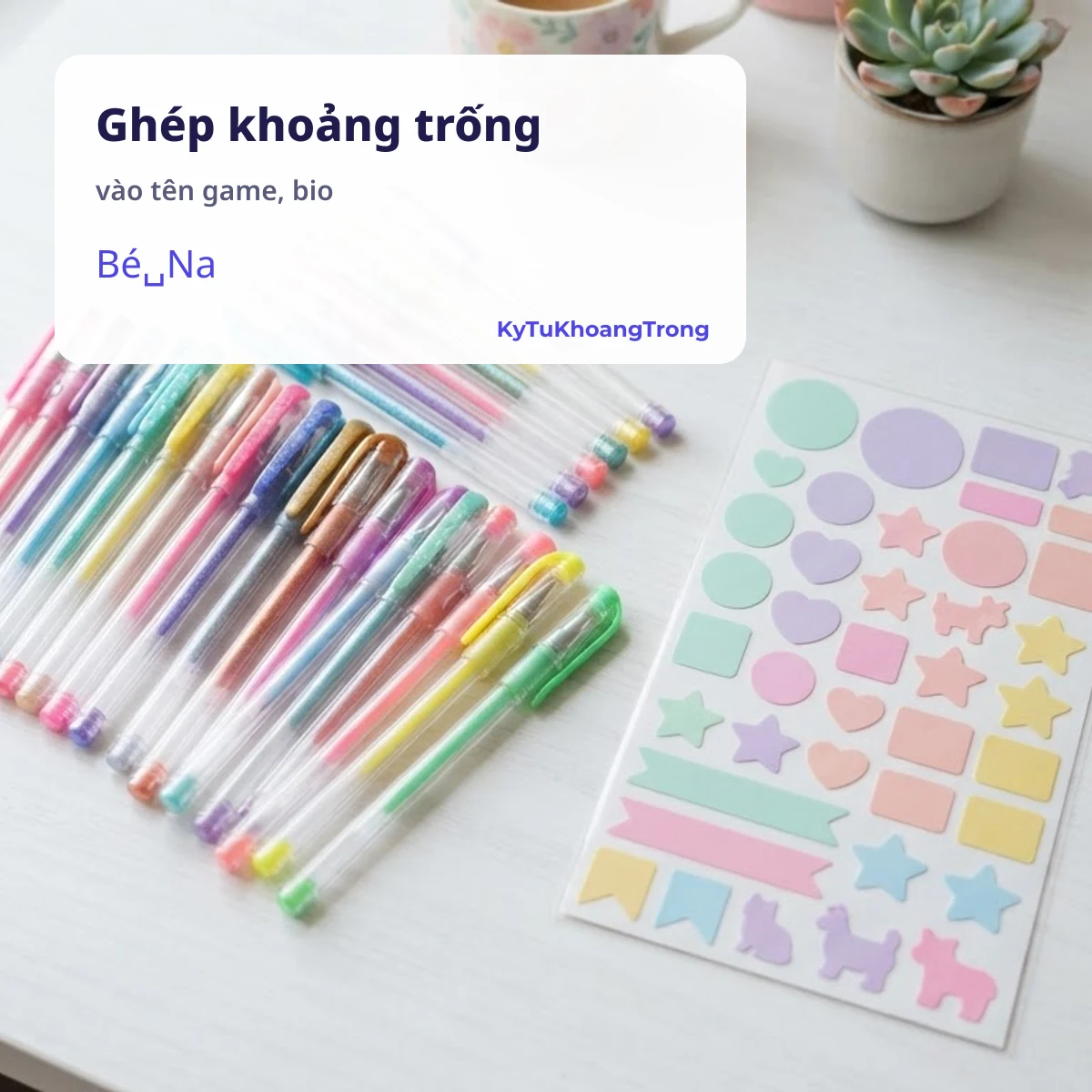 Ghép ký tự khoảng trống vào tên game